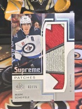 MARK SCHEIFELE 2024-25 Upper Deck SP Game Used Supreme /15  #SP-MF JET WING 