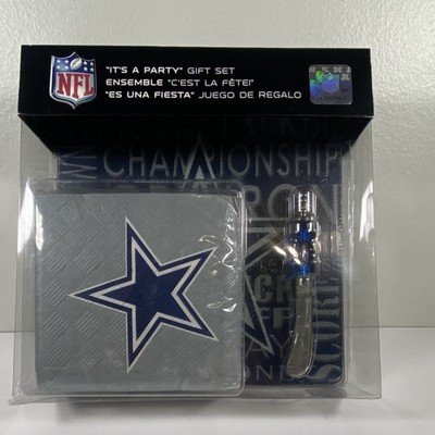 NFL Dallas Cowboys Party Gift Set - Napkins, Glass, Spreader, Sports Theme