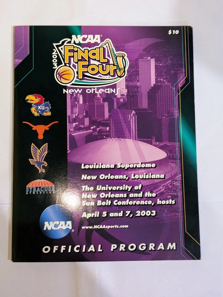 Lote NCAA Final 4 Boletos, Programas y Carta '02, '03, '06, '08, '09 y '10 Foto 4 de 4