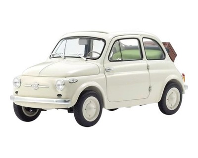 Kyosho Fiat Nuova 500 1:18 Ivory KYOKS08966WA 
