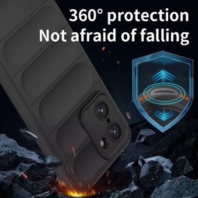 For OnePlus Nord CE5 5G, Shockproof Skin Feel Soft Rubber Anti-slip Case Cover