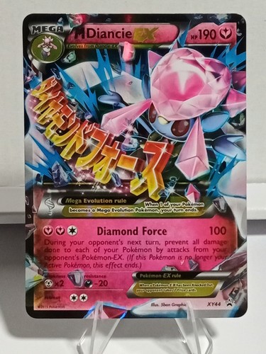 🔥M Diancie EX - XY44 Holo Black Star Promo 🔥 LP to NM