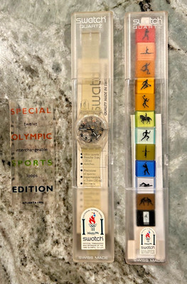 Swatch Olympic Special - Transparent - GK209SL - 1996 - Olympic Sport Loops