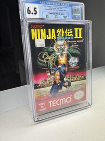 Ninja Gaiden II (Nintendo NES) 1990 - CGC Graded 6.5 - Highest On EBay ✨