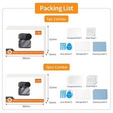 For DJI Osmo Nano Camera Screen Protector Tempered Glass Film HD Film Accessory