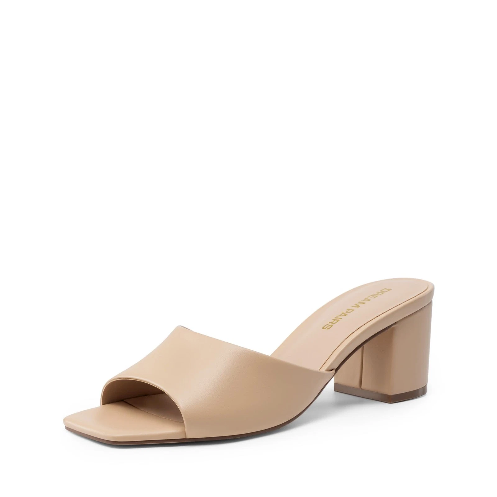 DREAM PAIRS Women's Low Heels Sandals Mule Block Chunky Heeled Sandals...