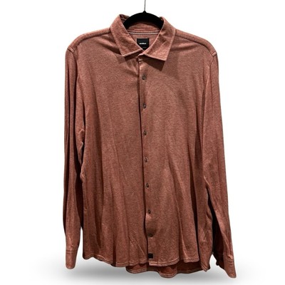 Strellson Santos Stretch Slim Fit Button Down Shirt Men's Size Large Casual