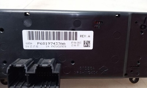 Jeep JK Wrangler Automatic Temperature Control 68197437AB w Hardtop 14-18 139965 - Picture 7 of 9