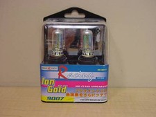 Nekoi Tokyo 9007 Halogen Bulbs Ion Gold Multi Color Blue Gold Purple Green Bulb