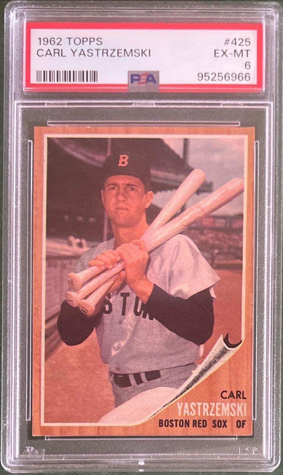 1962 TOPPS CARL YASTRZEMSKI 425 PSA 6 BOSTON RED SOX WELL CENTERED eBay