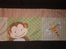 Lambs  Ivy Green Jungle Valance Monkey Alligator Turtle Dragonfly