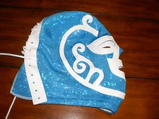Wrestling Mask Huracan Ramirez Blue Pro Grade Cosplay Costume Handmade