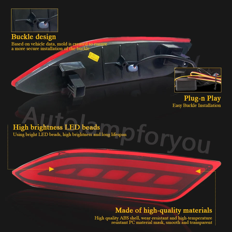 Luz antiniebla LED de parachoques trasero Vezel 2015-2021 para Honda HR-V Foto 3 de 4