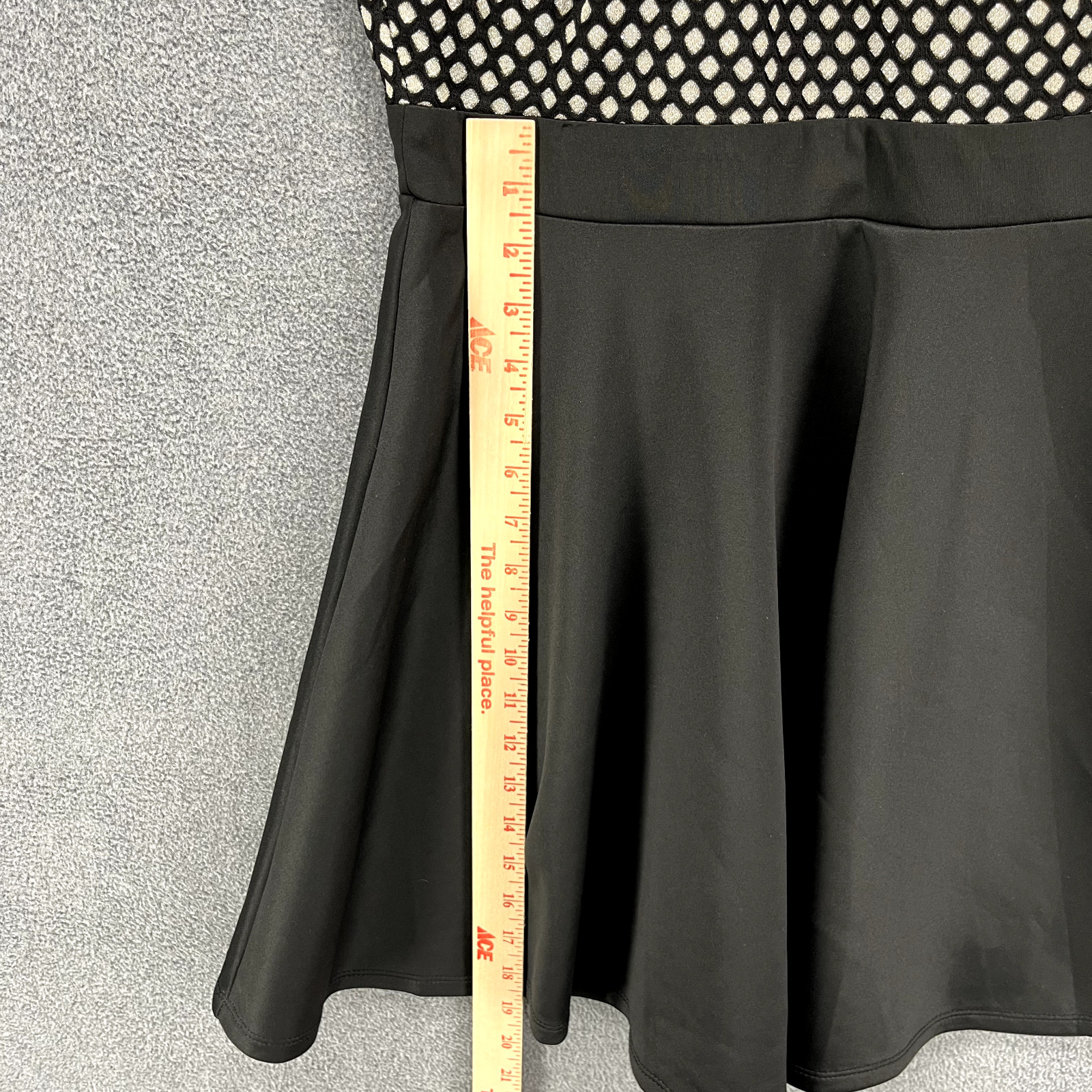 As U Wish Dress Womens Small Black Junior Sleeveless Halter Skater open back