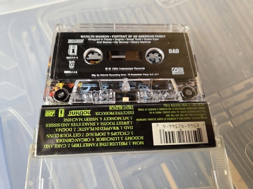Marilyn Manson Portrait Of An American Family Promo Cassette Tape Rare Spooky - Picture 6 of 7