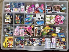 Zuru Mini Brands Toys Lot Of 215 Plus Extra Baskets And Bags