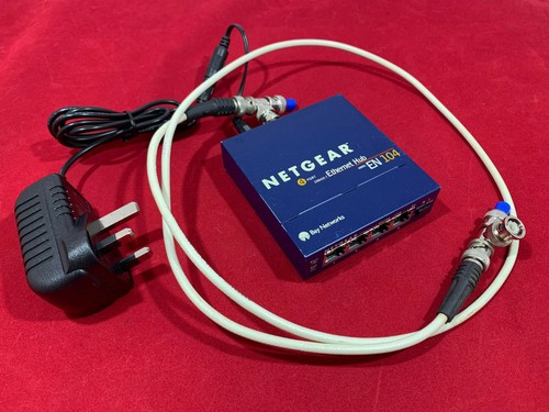 10base2 to 10baseT Network Media convertor BNC to RJ45+PSU, Cable,T Pcs&terminat - 第 1/12 張圖片