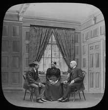 BARTS JOY NO4 VICTORIAN STORY PHOTO C1895 Magic Lantern Slide SOCIAL HISTORY