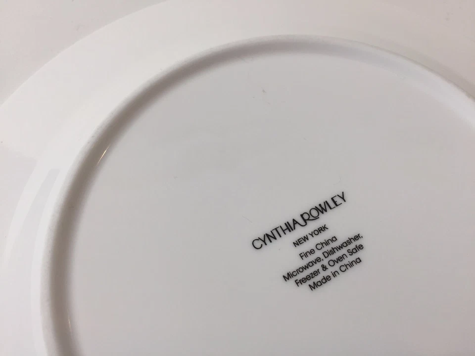 Cynthia Rowley New York Fine China Salad Plate, 8 1/4" Diameter - Image 4 of 4