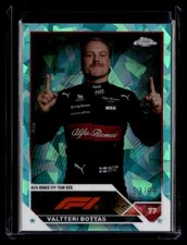 2023 Topps Chrome Sapphire Formula 1 F1 #36 Valtteri Bottas Aqua Sapphire /99