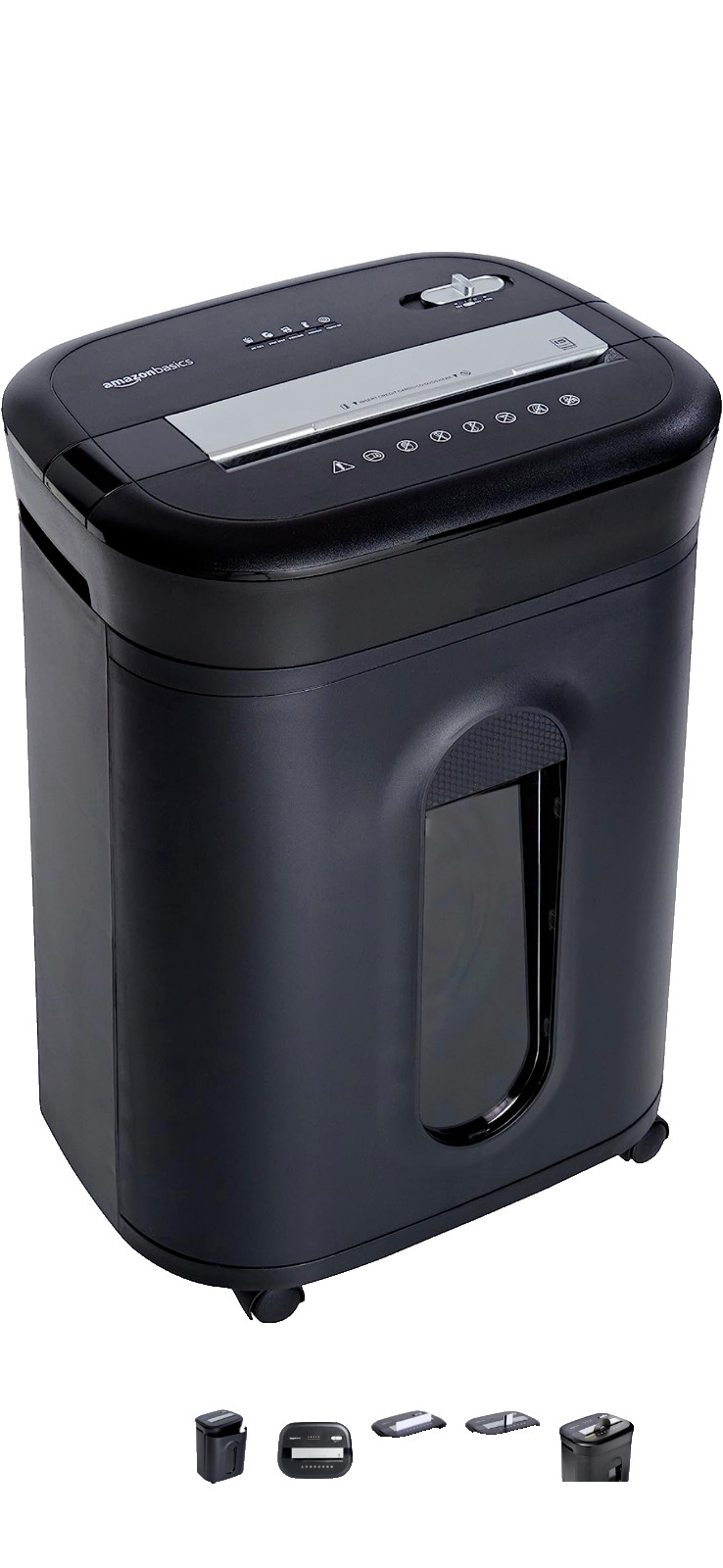 Amazon Basics PBH49976 15 Sheet Cross Cut Paper Shredder