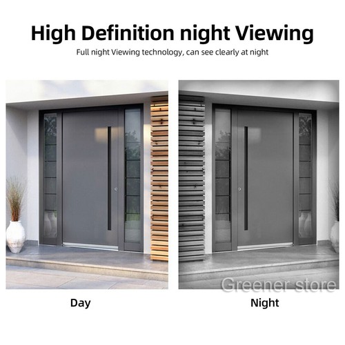 Wireless 2.4G WiFi Video Doorbell Camera with Chime Ringer PIR Human Detect - Picture 4 of 11