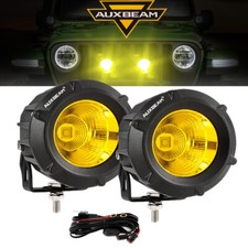 Auxbeam 3.5 Led Pods Light Bar Amber Yellow Fog Lamp Offroad Driving Truck Atv Auxbeam 3.5 Led Pods Light Bar Amber Yellow Fog Lamp Offroad Driving Truck Atv