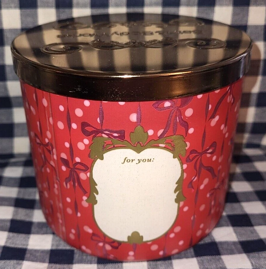 TOTALMENTE NUEVO Vela Rosa Lila y Vainilla I LOVE YOU 3-Wick 14.5 OZ Baño y Cuerpo Funciona Foto 2 de 2