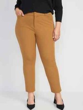 Old Navy High-Waisted Never-Fade Pixie Skinny Ankle Pants Size 26 PLUS- Bourbon