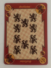 Harry Potter Hogwarts House-Themed Playing Card 10 Gryffindor