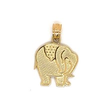 10k Elephant Pendant
