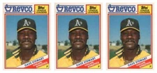 (3) 1988 Topps Revco League Leaders Baseball #29 Dave Stewart Lot Athletics
