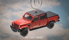 2023 Red Jeep Gladiator Freedom Custom Christmas Tree Ornament Adorno 4x4