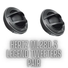HERTZ ML 280.3 MILLE LEGEND TWEETERS 1.1"-28mm HIGH-END QUALITY, NEW, WARRANTY