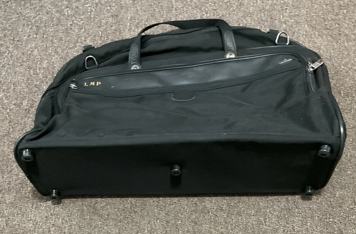 Hartmann Ballistic Nylon Duffle Bag suitcase weekender Black 21x13x8