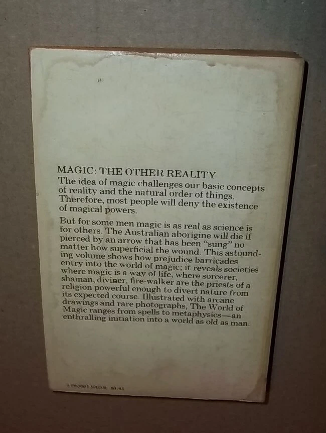 The World Of Magic by ernesto de martino Pyramid Special 1972 - Image 2 of 2