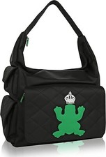 My Flat in London Baby Diaper Bag Mommy Tote Handbag with Green Bee - NEW