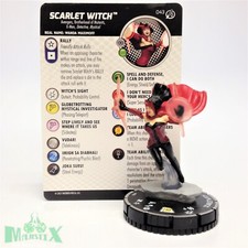 Heroclix Avengers Fantastic Four Empyre set Scarlet Witch 043 Rare fig w/card