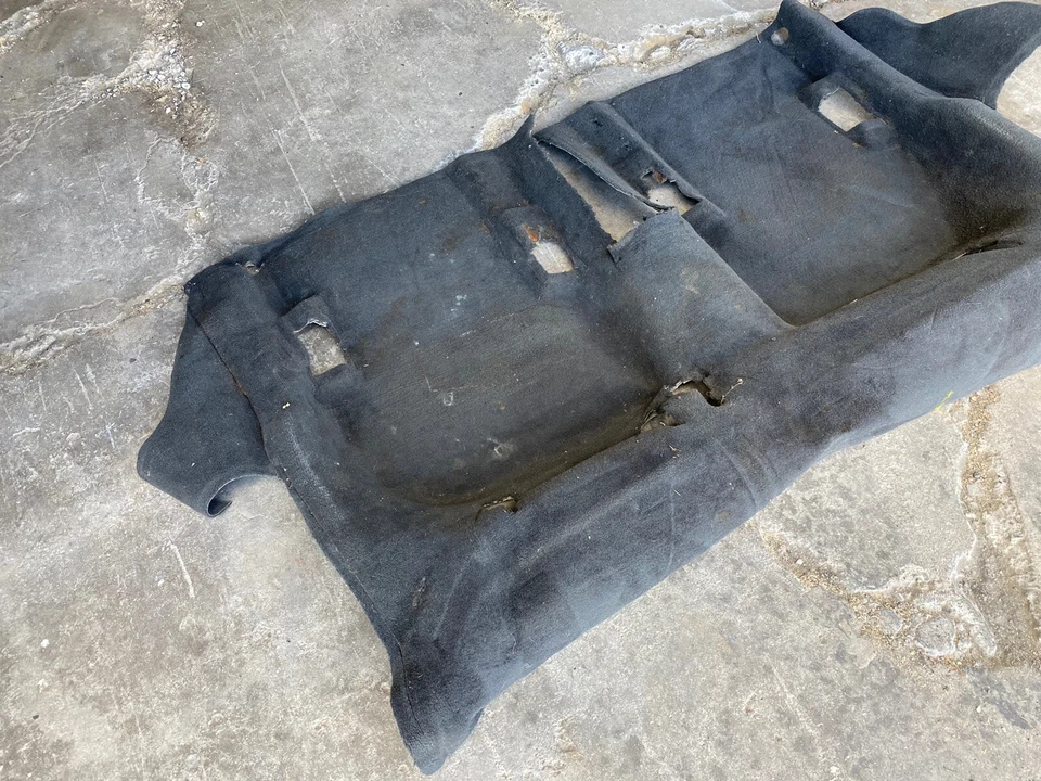 Volvo V70R V70 V70XC 1998-2000 vagón alfombra trasera gris carbón OEM #1341E Foto 2 de 4