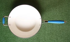 FAGOR Michelle B. Blue Enameled Cast Iron 4.5 qt. Lite Chicken Fryer - No Lid