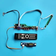 For CLAA150XP01/F USB AV VGA HDMI 1024x768 LVDS-20Pin 2CCFL LCD Driver Board Kit