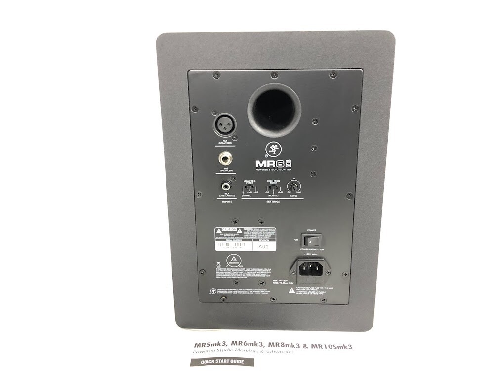 MACKIE MR6mk3 (ペア) パワードモニター m0a990 | venezafoods.com.br