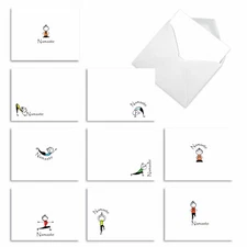 10  All Occasion Blank Cards Assortment - NAMASTE NOTES M3963