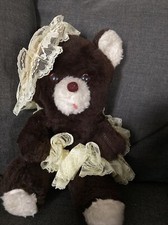 Eden Wind Up Teddy Bear Musical Plush Animal Yellow Tutu Brown 15' Holiday Bear