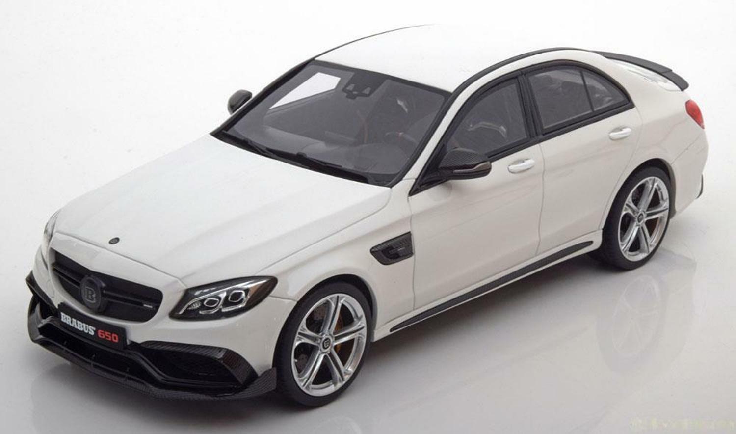 Mercedes C Brabus 650 GT Spirit 1:18 résine blanche de collection limitée