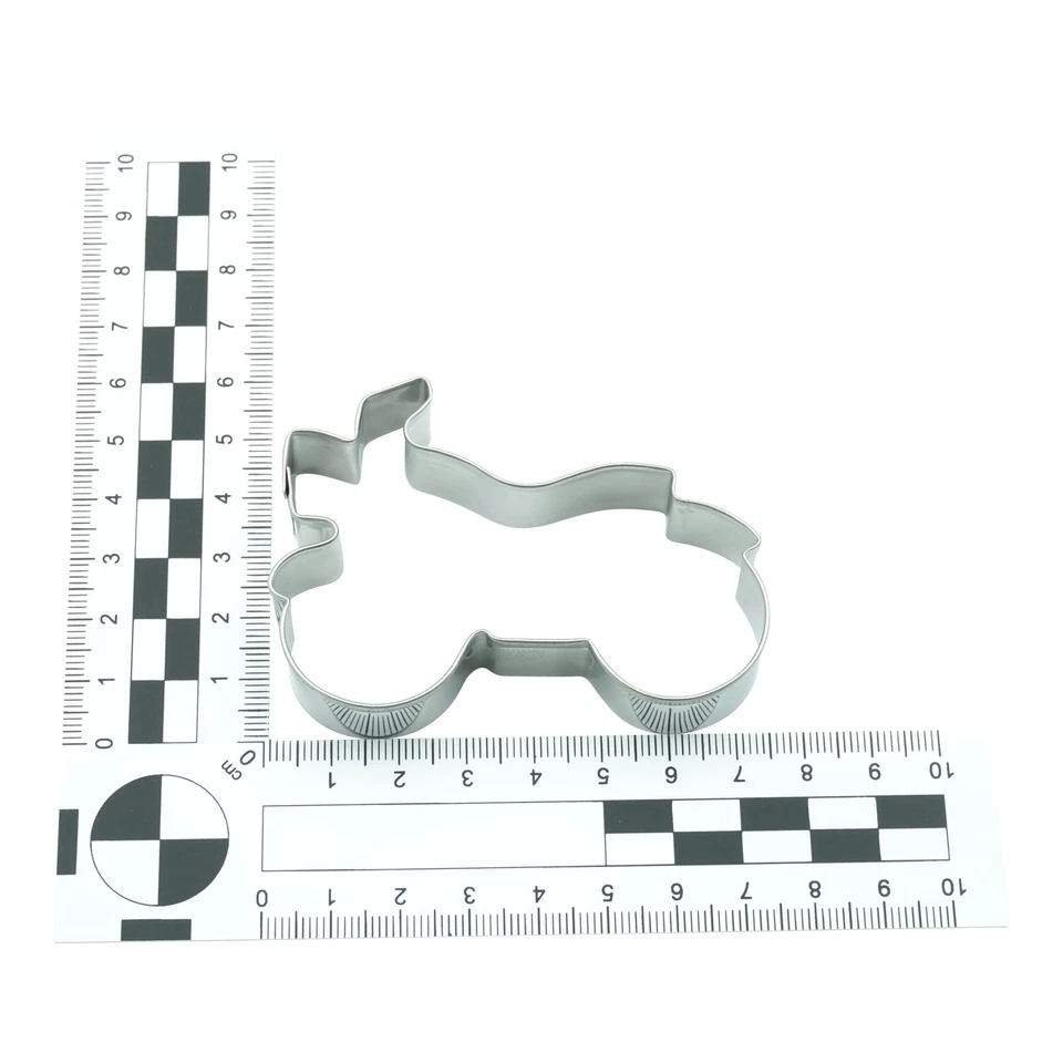 - 3er-Set Ausstecher "Motorrad" - 2x Ausstechform Motorrad und 1x Motorroller... - Bild 4 von 4