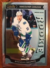 2015-16 UD Opee Chee Platinum Marquee Rookie #M35 Brendan Gaunce Pack Fresh