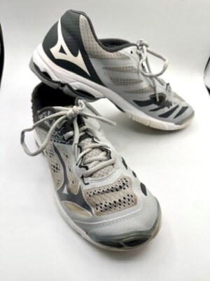 Mizuno Womens Wave Lightning Z5 430263 9191 Gray Running Shoes Sneakers Size 12