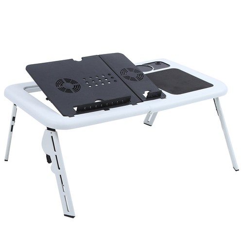 Laptop Stand Desk Lap Bed Table Tray Sofa Computer Portable Foldable Adjustable - Picture 4 of 12