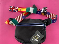Travel Fanny Pack Waist Bag International Flags Sporty Athletic New